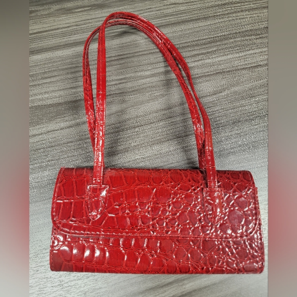 Red clutch purse